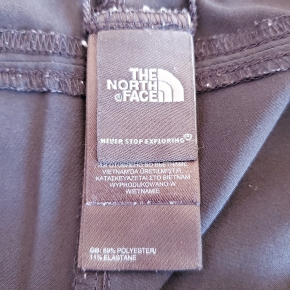 🟢1025 * The North Face Women's Capris Black Size 6 - Picture 4 of 11